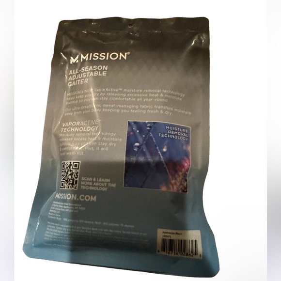 MISSION unisex All Season Cooling Neck Gaiter Ski Mask UPF 50 - Picture 7 of 7